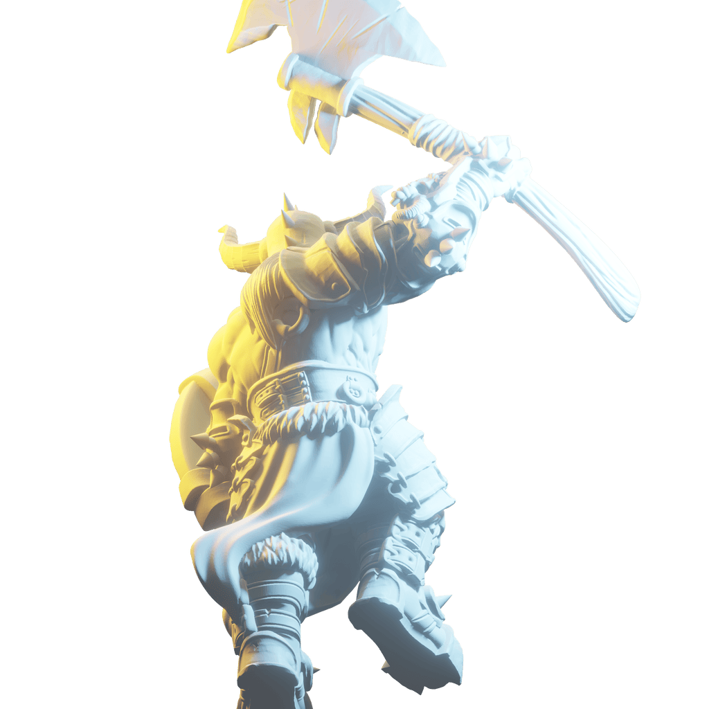 3D Printed Nafarrate - Chaos Vikings Chaos Viking 3 - 28 32 mm D&D
